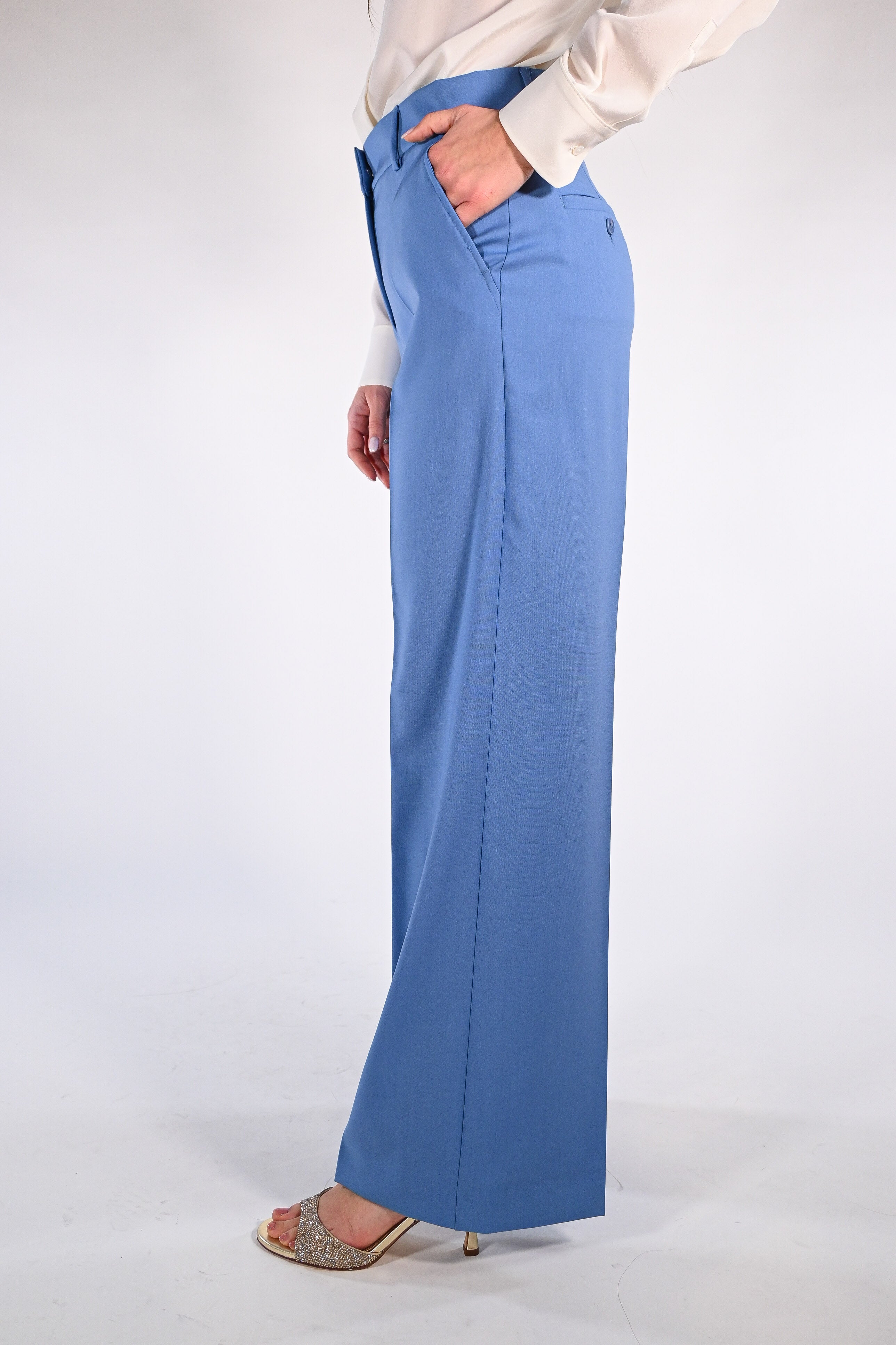 Pantalone azzurro Weekend  Max Mara