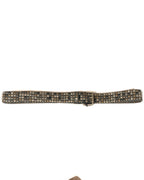 Berti Mode Collection - Cintura nera con borchie