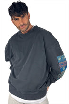 Felpa Girocollo "Samurai Heritage" – Anthracite Grey - Bastille