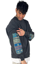 Felpa Girocollo "Samurai Heritage" – Anthracite Grey - Bastille