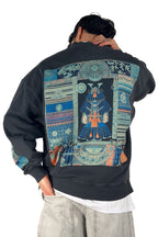 Felpa Girocollo "Samurai Heritage" – Anthracite Grey - Bastille