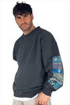 Felpa Girocollo "Samurai Heritage" – Anthracite Grey - Bastille