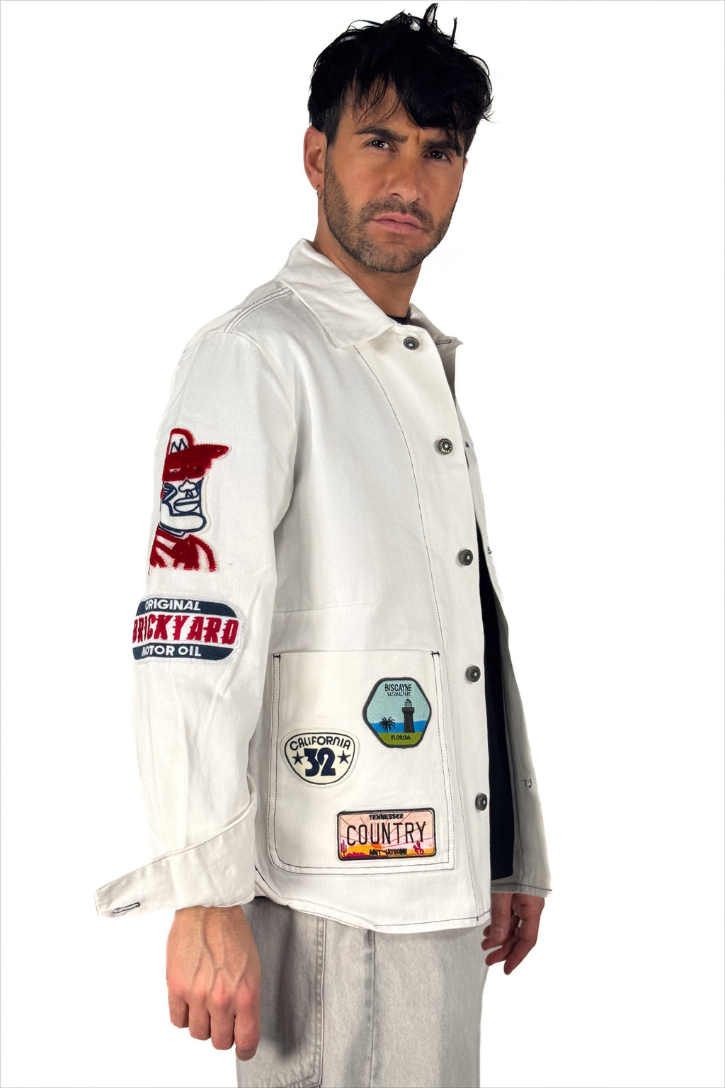 Overshirt con applicazioni - Berna