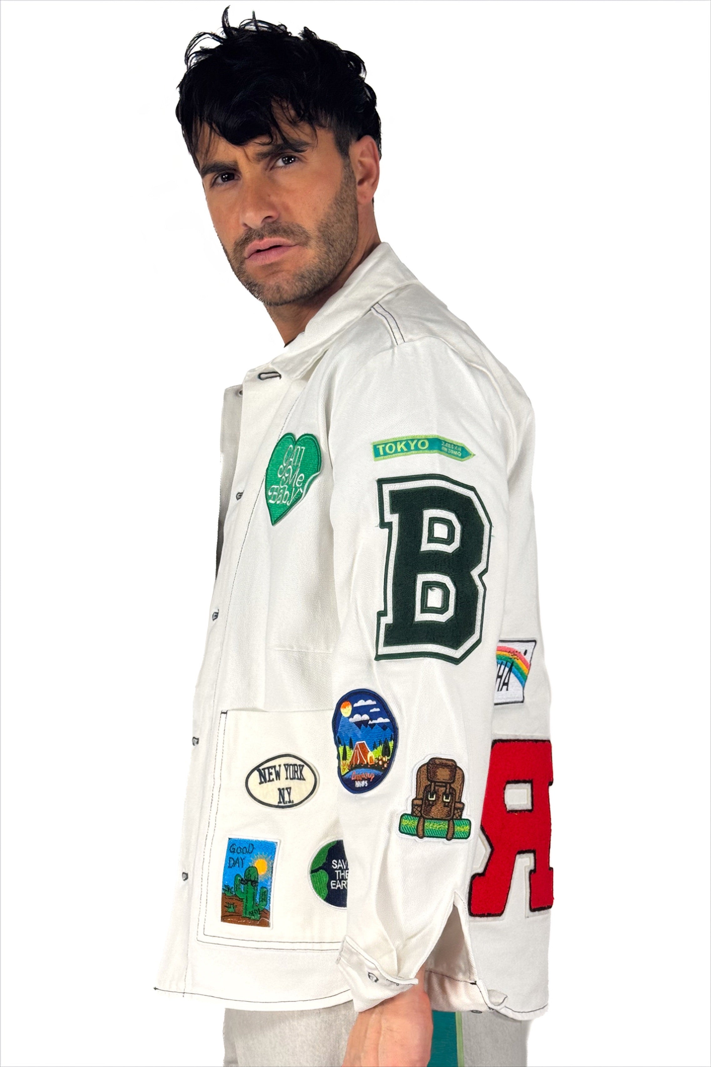 Overshirt con applicazioni - Berna