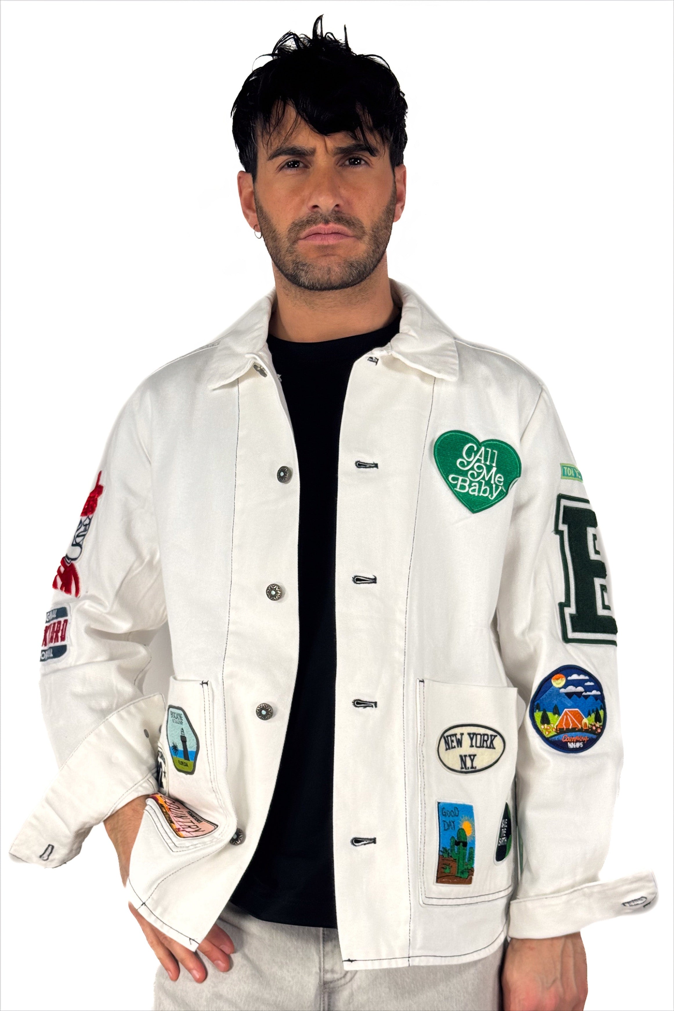 Overshirt con applicazioni - Berna