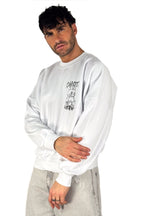 Felpa "Chaotic Berna" – Oversize White - Berna