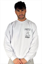 Felpa "Chaotic Berna" – Oversize White - Berna