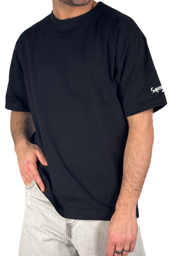 T-shirt maniche corte over con stampa sul retro - Superculture