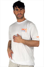 T-shirt over con ricamo frontale - Superculture