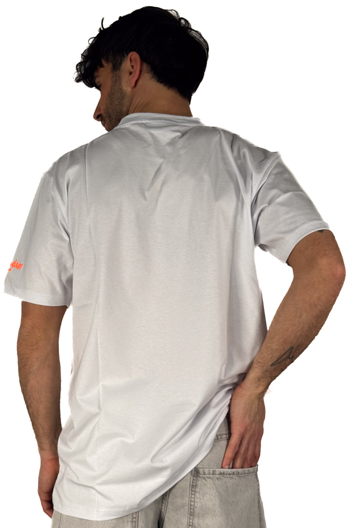 T-shirt over con ricamo frontale - Superculture