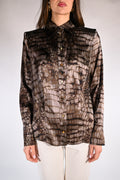 Camicia Elisabetta Franchi con stampa alligatore