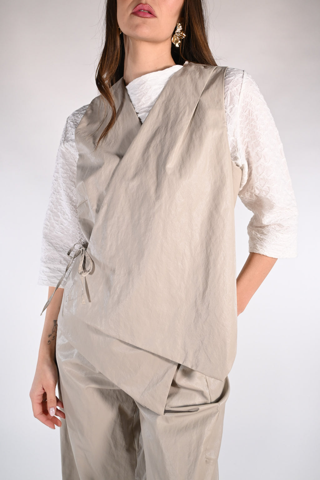 Gilet in ecopelle Jurere