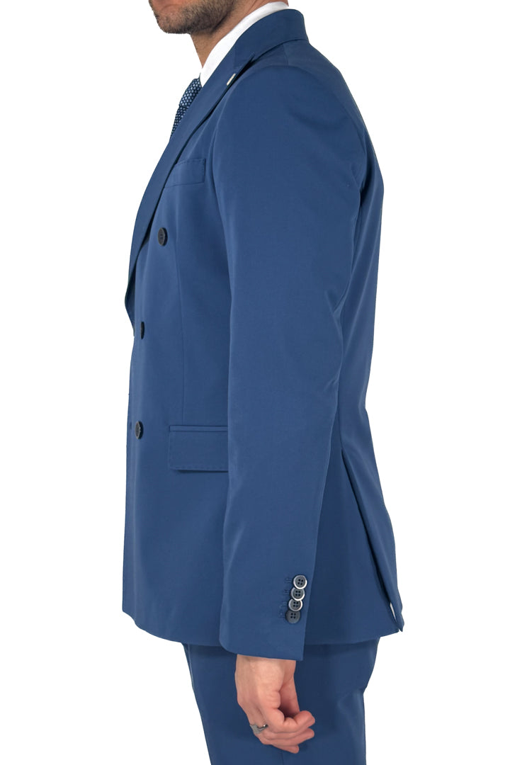 Completo doppiopetto blu  - Over/d