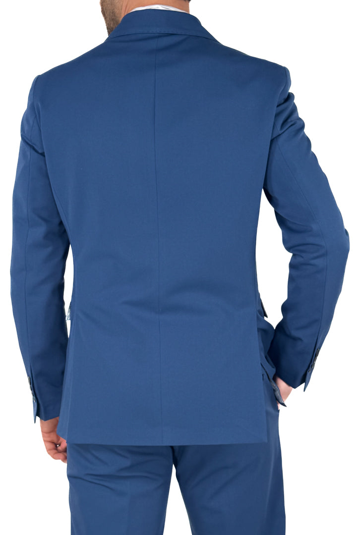 Completo doppiopetto blu  - Over/d