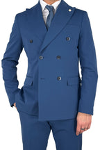 Completo doppiopetto blu  - Over/d