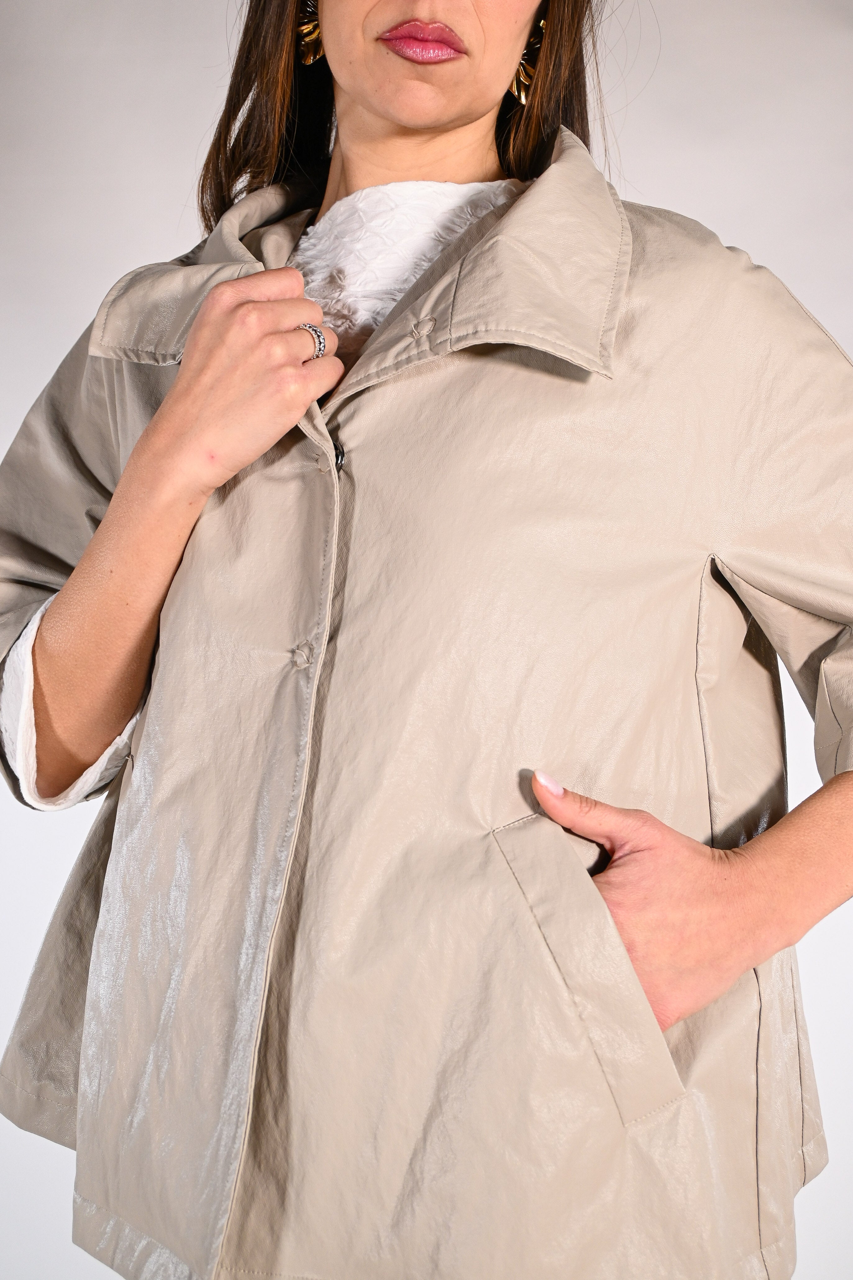 Giacca ecopelle Jurere