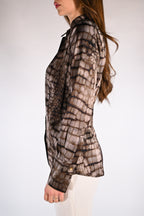 Camicia Elisabetta Franchi con stampa alligatore