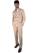 Completo Doppiopetto  biege - Over/d