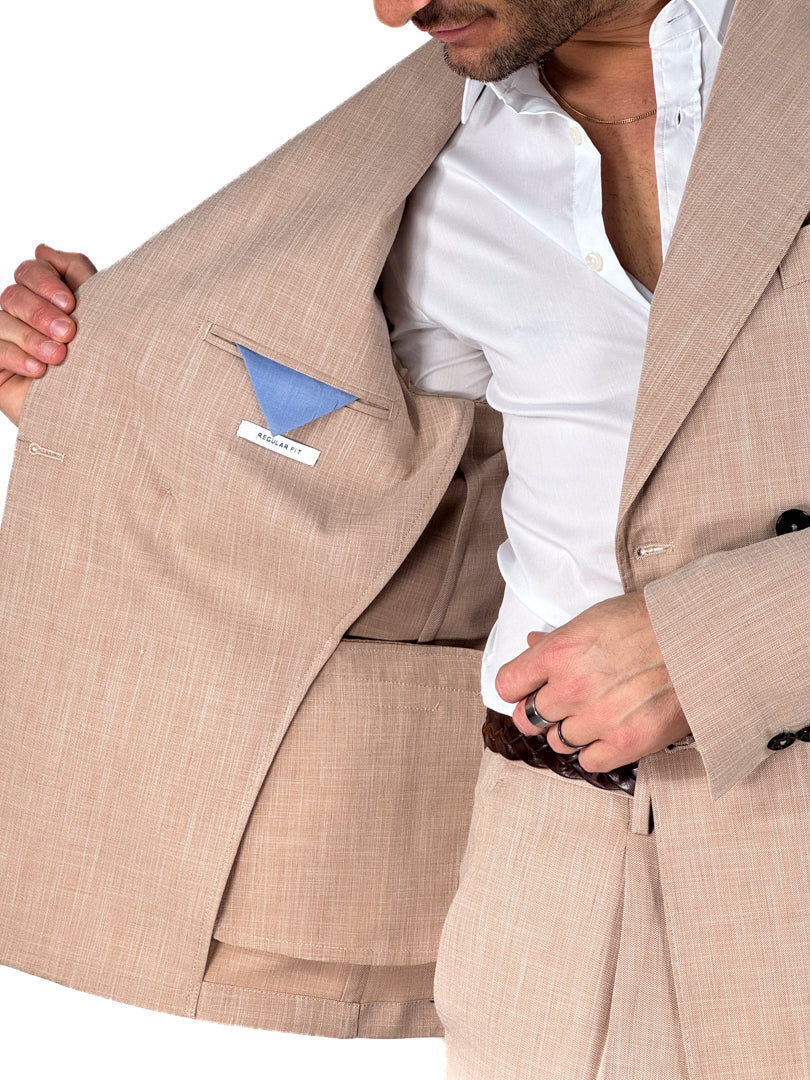 Completo Doppiopetto  biege - Over/d