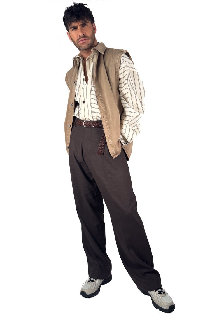 Camicia Oversize a Righe - I'm Brian