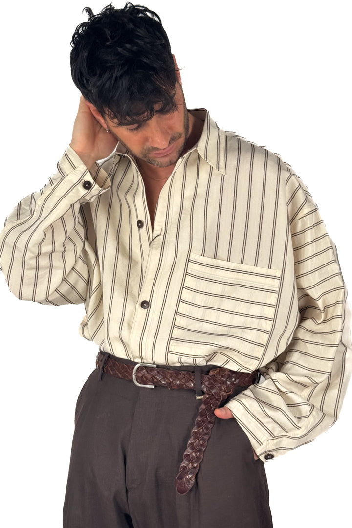 Camicia Oversize a Righe - I'm Brian