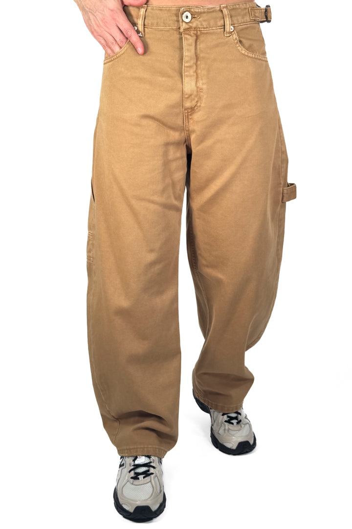 Jeans Baggy Fit Utility – Tabacco - Berna