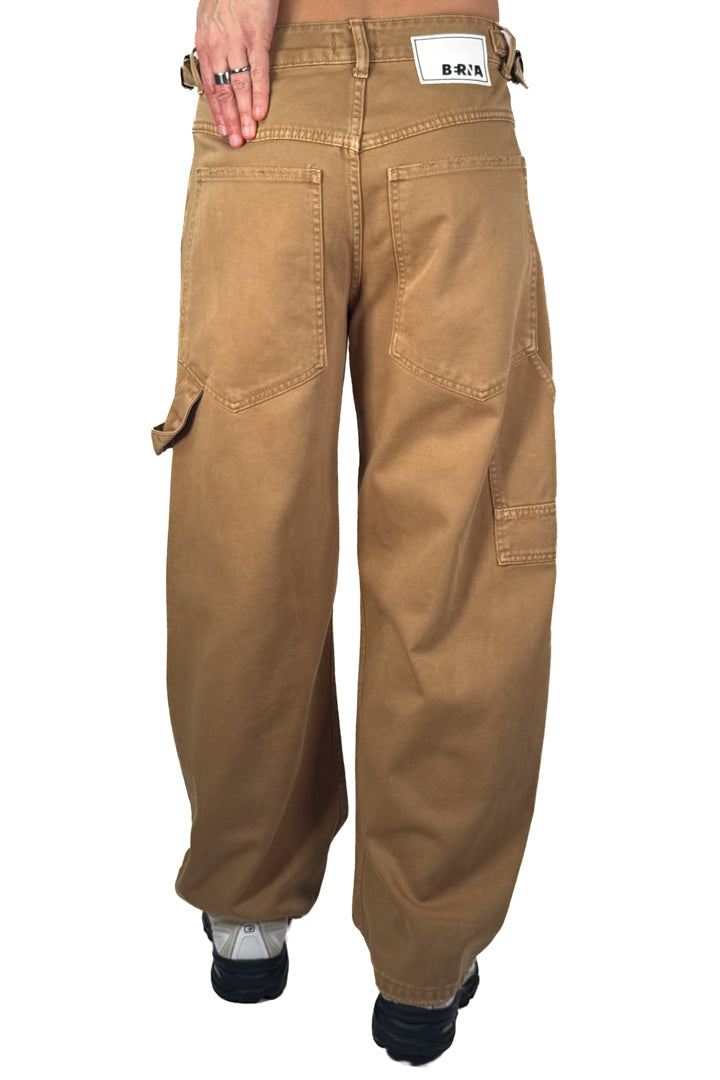 Jeans Baggy Fit Utility – Tabacco - Berna