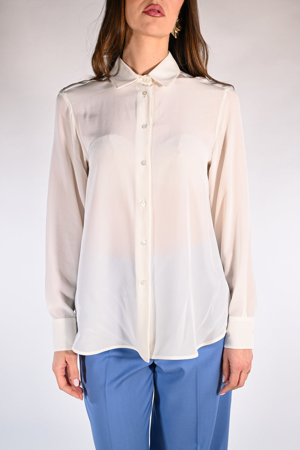 Camicia bianca in seta Weekend Max Mara