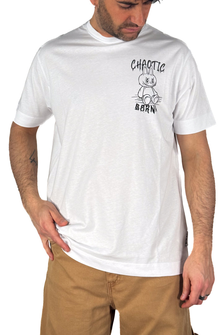 T-shirt Graphic "Chaotic Berna" – Bianco - Berna
