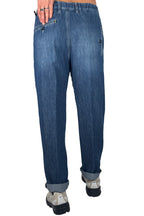 Jeans "Easy Fit" con Coulisse – Medium Blue Wash- Berna