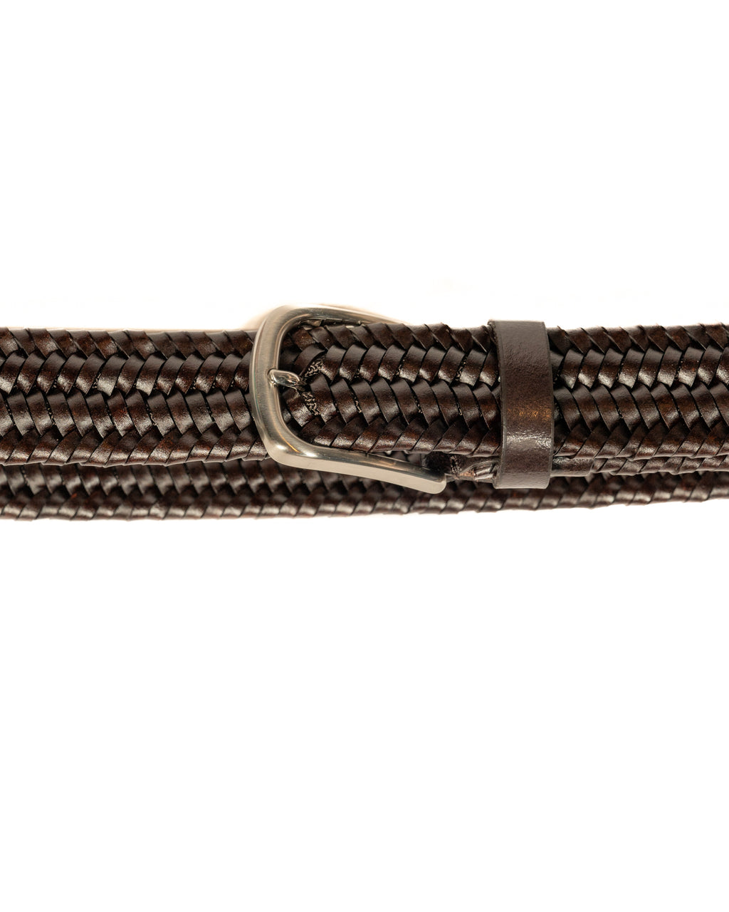 Berti Mode Collection - Cintura intrecciata marrone scuro