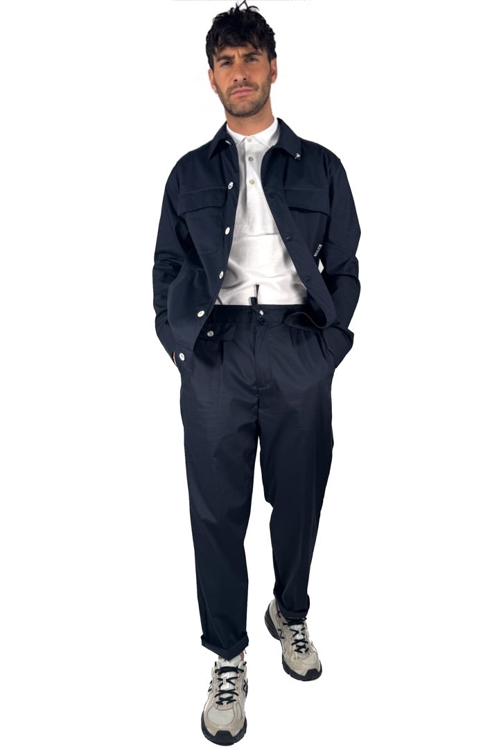 Overshirt blu - Berna