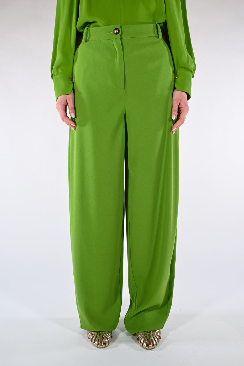 Pantaloni in crêpe leggero - Elisabetta Franchi