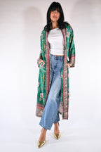 Kimono lungo floreale - Wu side