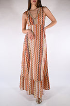 Abito lungo scolla a V - Pho Firenze