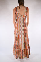 Abito lungo scolla a V - Pho Firenze