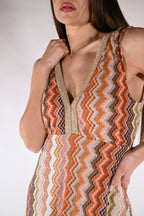 Abito lungo scolla a V - Pho Firenze