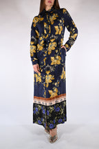 Maxi Chemisier a Fantasia Floreale - Wu side