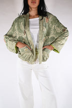 Bomber-Kimono in Seta Jacquard - Wu side