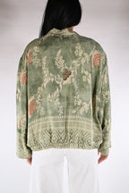 Bomber-Kimono in Seta Jacquard - Wu side