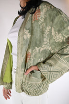 Bomber-Kimono in Seta Jacquard - Wu side