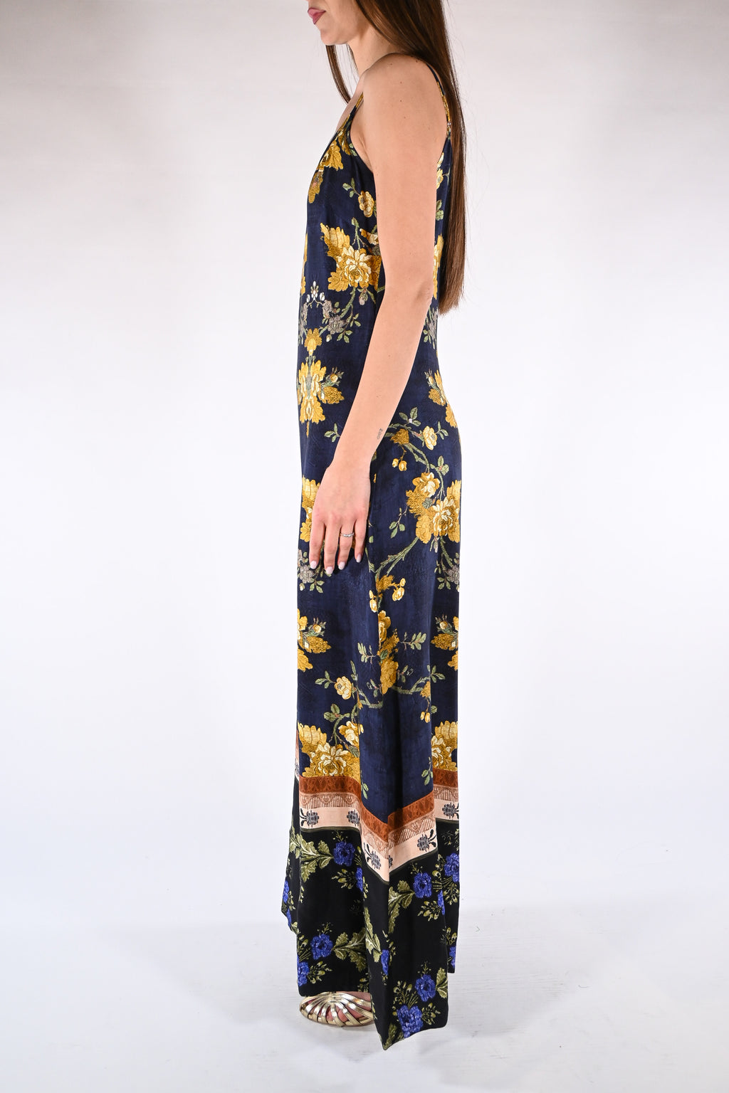 Tuta Intera Palazzo a Fantasia Floreale - Wu side