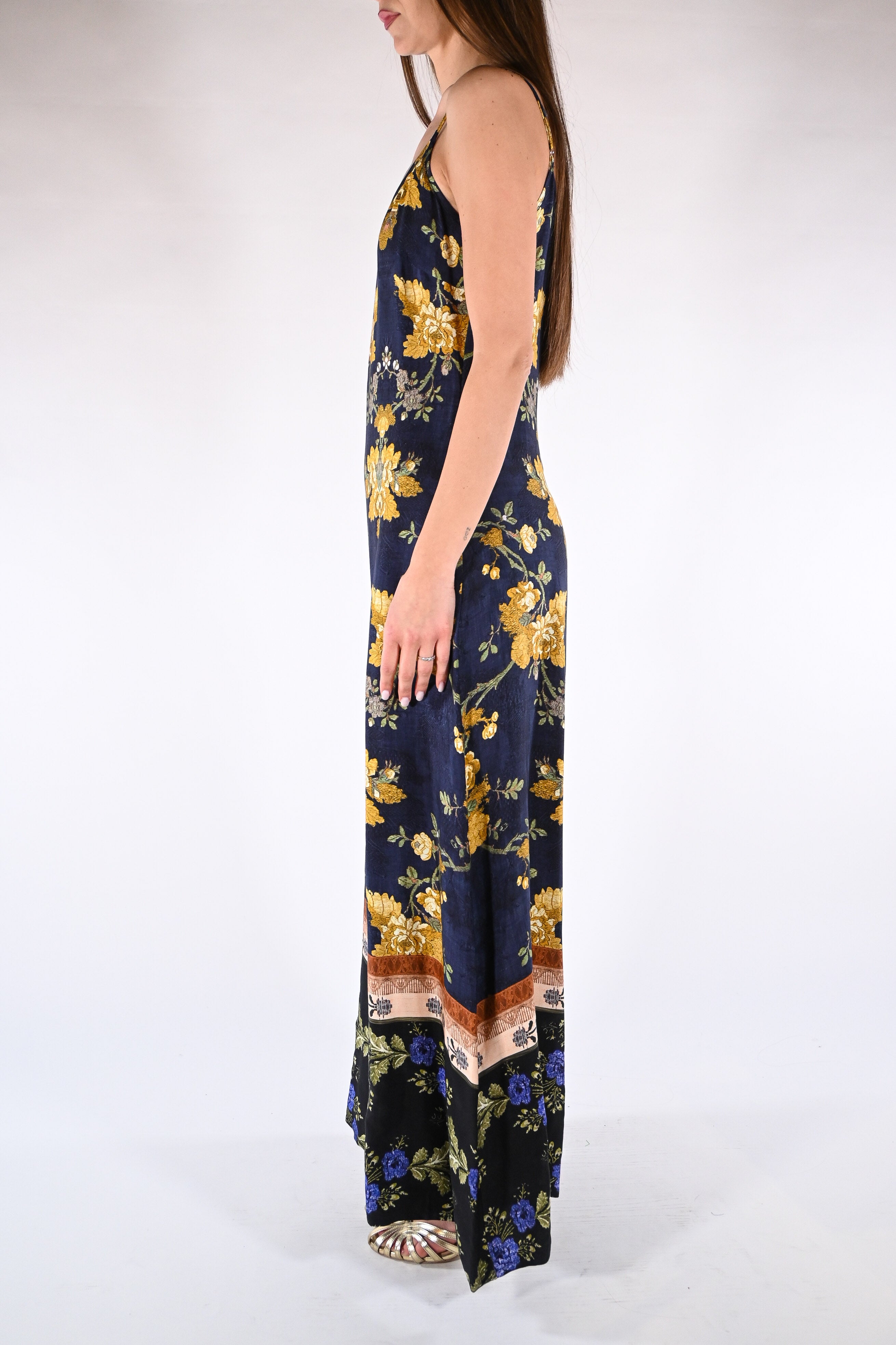 Tuta Intera Palazzo a Fantasia Floreale - Wu side