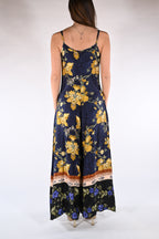 Tuta Intera Palazzo a Fantasia Floreale - Wu side