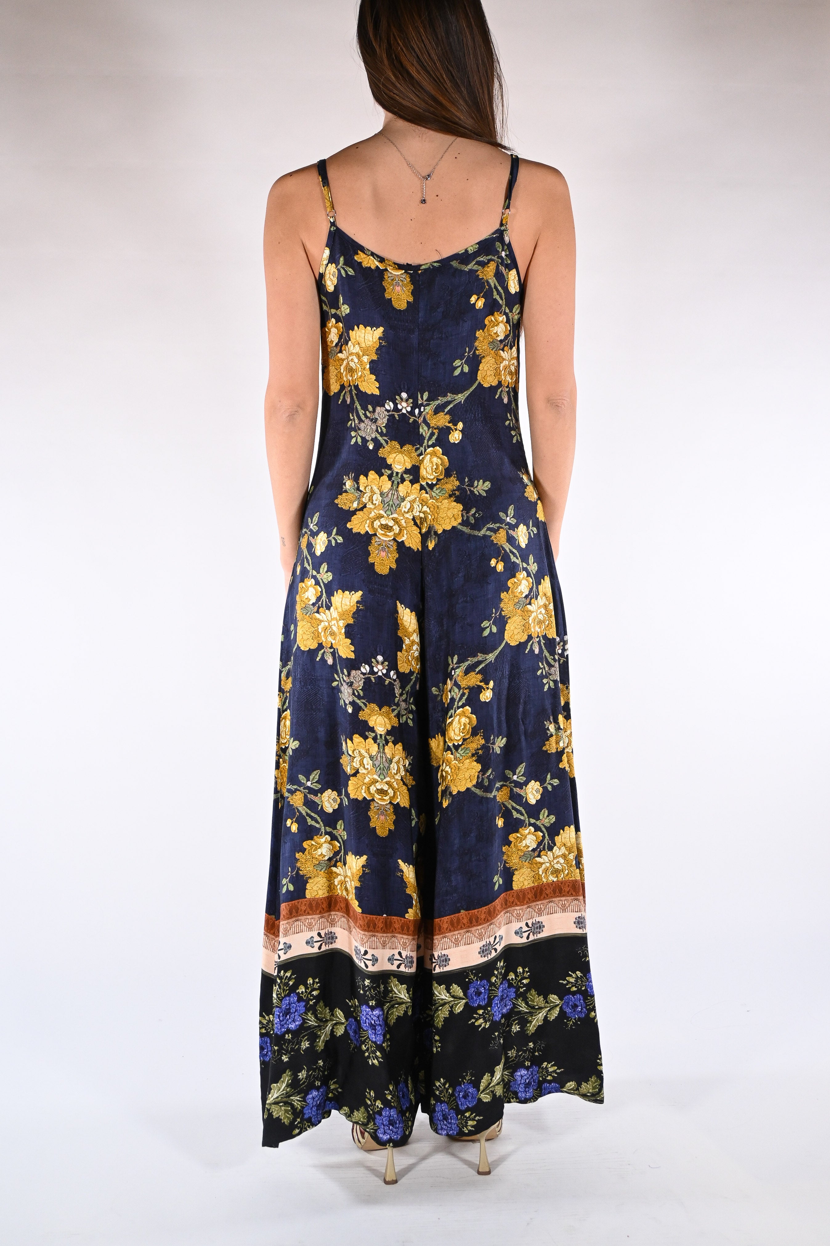 Tuta Intera Palazzo a Fantasia Floreale - Wu side