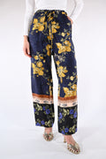 Pantalone Palazzo a Fantasia Floreale - Wu side