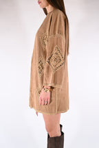 Kimono in suede - Pho