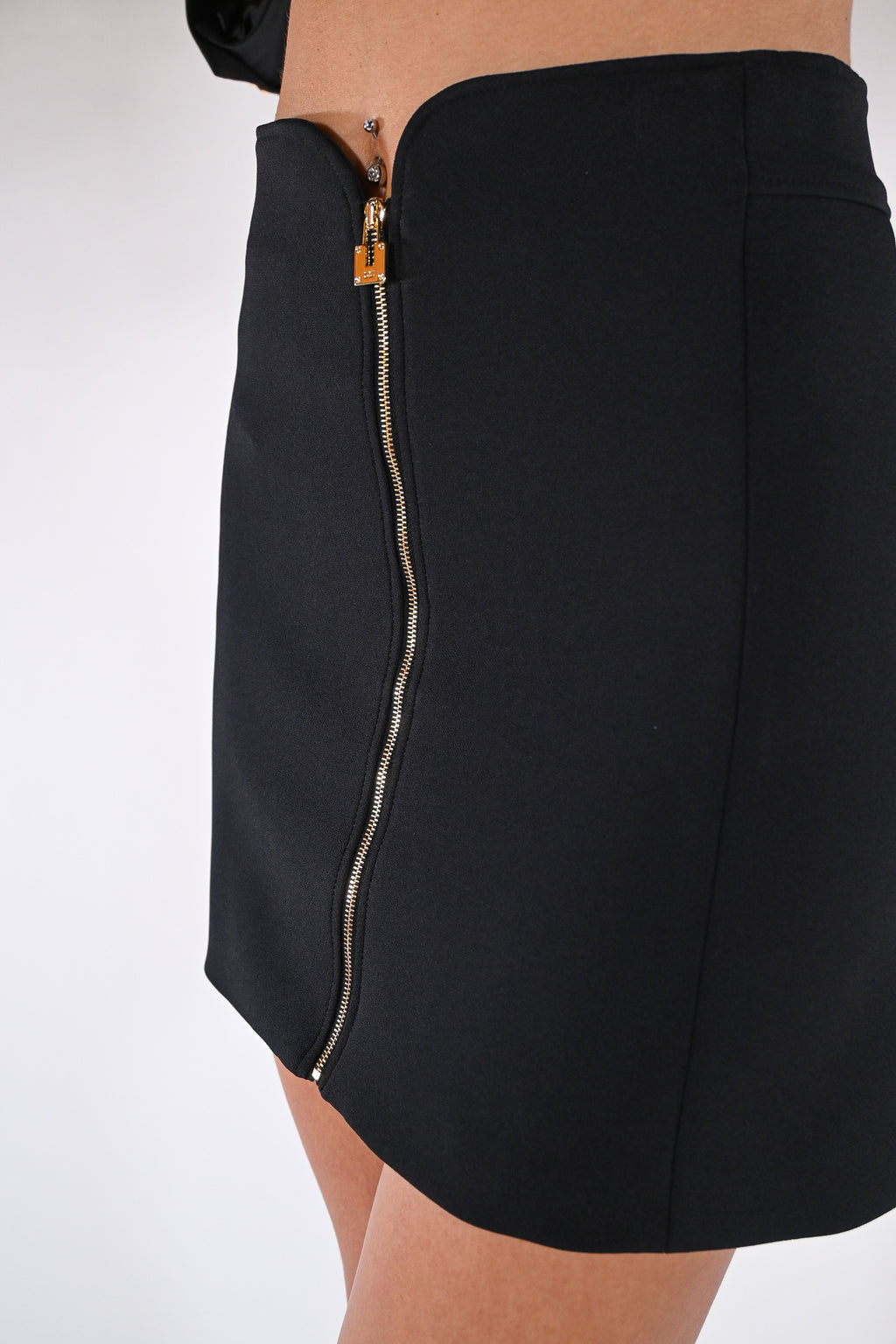 Minigonna in doppio crêpe stretch - Elisabetta Franchi