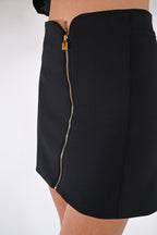 Minigonna in doppio crêpe stretch - Elisabetta Franchi