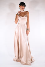 Abito con spalline rosa - Berti Mode Collection